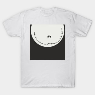 Jack Skellington Face Mask Designs T-Shirt